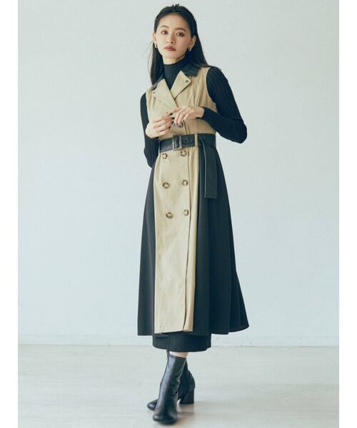 MURUA（ムルーア）の「ワイドボトルネックニット（ニット/セーター・レディース・ベージュ/キャメル/マスタード/ブラック・FREE）」の21枚目の写真