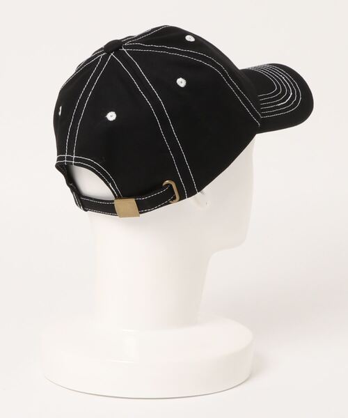 PBLIM（ページボーイリム）の「【PAGEBOYLIM】ハイショクステッチキャップ（キャップ・レディース・ブラック/カーキ・FREE）」の5枚目の写真