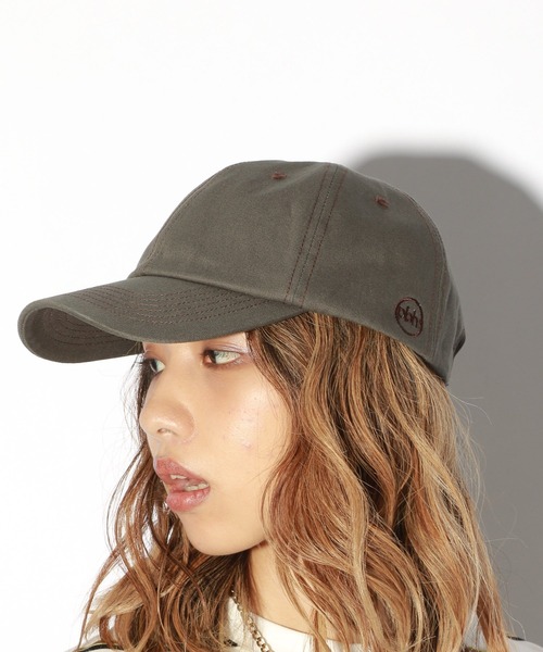 PBLIM（ページボーイリム）の「【PAGEBOYLIM】ハイショクステッチキャップ（キャップ・レディース・ブラック/カーキ・FREE）」の2枚目の写真