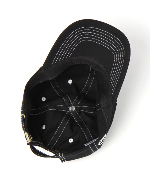 PBLIM（ページボーイリム）の「【PAGEBOYLIM】ハイショクステッチキャップ（キャップ・レディース・ブラック/カーキ・FREE）」の4枚目の写真