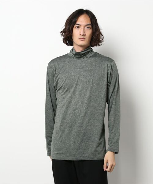 EDWIN(エドウィン)の「【EDWIN/エドウィン】BODY FIRE タートルネックロングTシャツ 保温機能 インナー(Tシャツ/カットソー・メンズ・ネイビー/グレー/チャコールグレー/ホワイト・LARGE/X-LARGE/MEDIUM)」の3枚目の写真