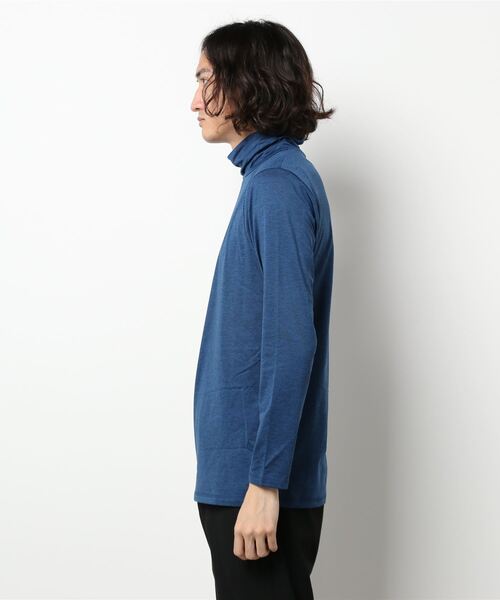 EDWIN(エドウィン)の「【EDWIN/エドウィン】BODY FIRE タートルネックロングTシャツ 保温機能 インナー(Tシャツ/カットソー・メンズ・ネイビー/グレー/チャコールグレー/ホワイト・LARGE/X-LARGE/MEDIUM)」の5枚目の写真