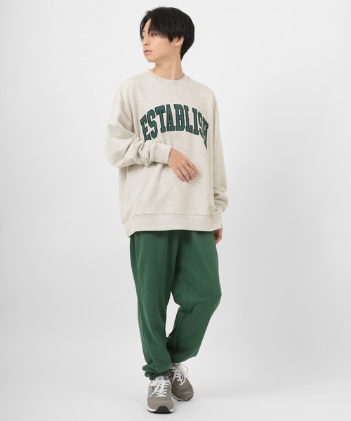 make a ray!(メイク ア レイ!)の「ヘビーウエイト カラースウェットリブパンツ 裏毛(スウェットパンツ・メンズ・チャコールグレー/グリーン/グレー/ブラック/グレイッシュベージュ/ネイビー・M/L)」の11枚目の写真