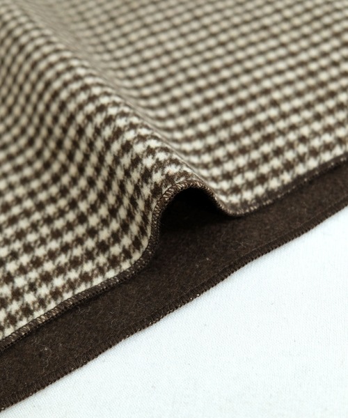 ANDJ(アンドジェイ)の「チェック柄ダブルフェイスオーバーサイズコート(チェスターコート・レディース・ブラック/ブラウン・M)」の22枚目の写真