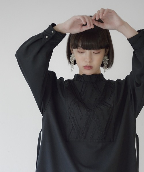 La SRIC（ラスリック）の「La SRIC / カットJQハイネックOP（ワンピース・レディース・ブラック/ベージュ/グレー・38）」の21枚目の写真