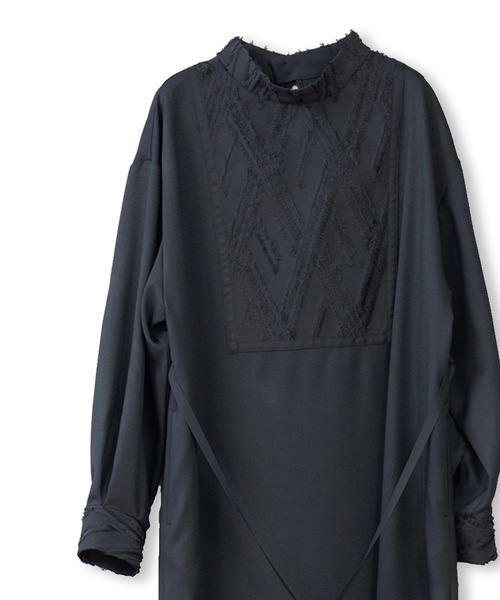 La SRIC（ラスリック）の「La SRIC / カットJQハイネックOP（ワンピース・レディース・ブラック/ベージュ/グレー・38）」の11枚目の写真