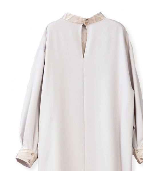 La SRIC（ラスリック）の「La SRIC / カットJQハイネックOP（ワンピース・レディース・ブラック/ベージュ/グレー・38）」の9枚目の写真