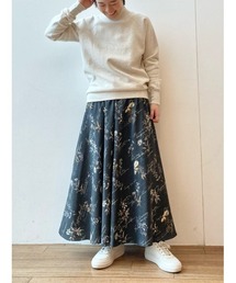 BEARDSLEY | 花プリントピエラサルエルパンツ(その他パンツ)