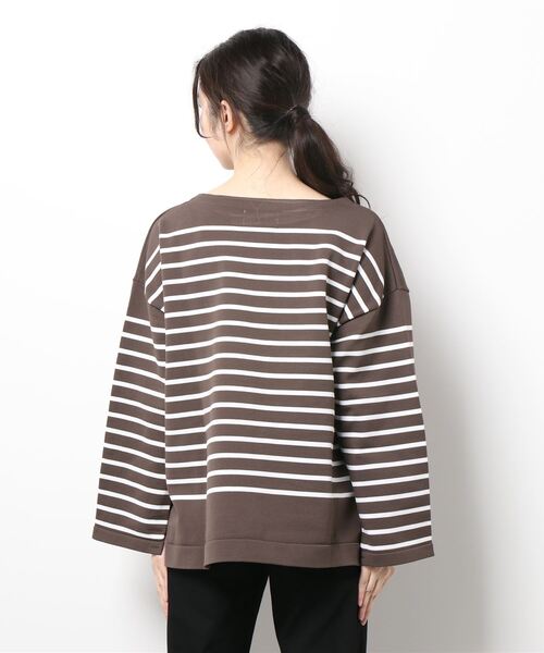 Abahouse Devinette（ドゥヴィネット）の「【Mylanka】ボーダーニット（ニット/セーター・レディース・ブラウン系その他・フリー）」の2枚目の写真