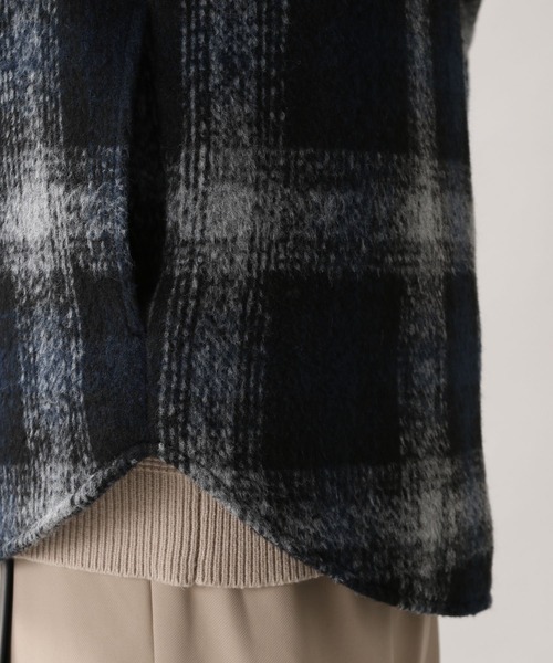 RAGEBLUE（レイジブルー）の「チェックシャギーCPOブルゾン/ジャケット（ブルゾン・メンズ・ブラック/ネイビー/グリーン系その他/イエロー系その他・SMALL/MEDIUM/LARGE）」の8枚目の写真