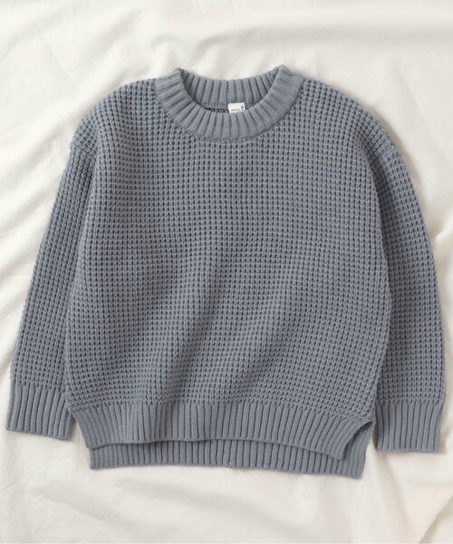 apres les cours（アプレレクール）の「にじいろニット（ニット/セーター・キッズ・ブルー/アイボリー/ブラウン/ピンク/オリーブ・130/120/140/100/110/80/90）」の5枚目の写真