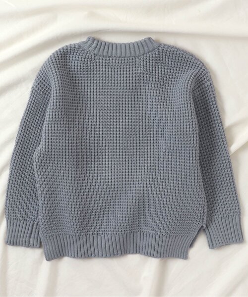 apres les cours（アプレレクール）の「にじいろニット（ニット/セーター・キッズ・ブルー/アイボリー/ブラウン/ピンク/オリーブ・130/120/140/100/110/80/90）」の6枚目の写真