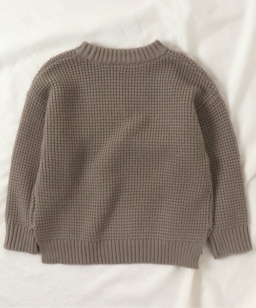 apres les cours（アプレレクール）の「にじいろニット（ニット/セーター・キッズ・ブルー/アイボリー/ブラウン/ピンク/オリーブ・130/120/140/100/110/80/90）」の7枚目の写真