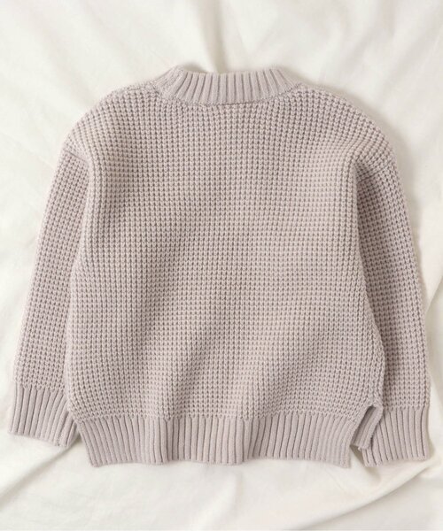 apres les cours（アプレレクール）の「にじいろニット（ニット/セーター・キッズ・ブルー/アイボリー/ブラウン/ピンク/オリーブ・130/120/140/100/110/80/90）」の8枚目の写真