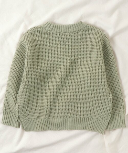 apres les cours（アプレレクール）の「にじいろニット（ニット/セーター・キッズ・ブルー/アイボリー/ブラウン/ピンク/オリーブ・130/120/140/100/110/80/90）」の9枚目の写真