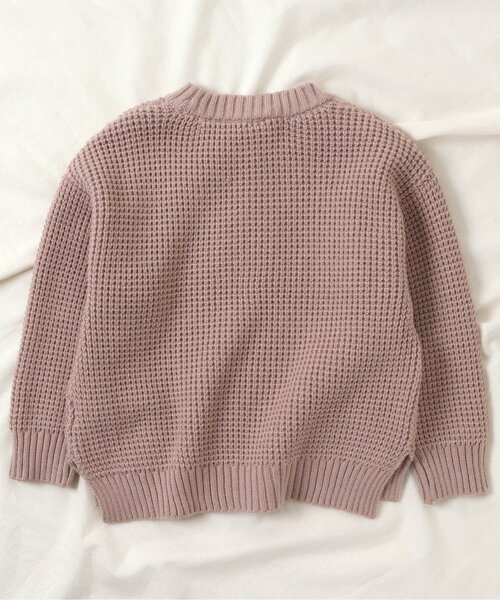 apres les cours（アプレレクール）の「にじいろニット（ニット/セーター・キッズ・ブルー/アイボリー/ブラウン/ピンク/オリーブ・130/120/140/100/110/80/90）」の10枚目の写真