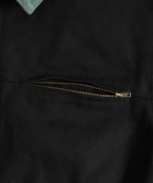 FTW(エフティダブリュー)の「FRONT ZIP DUCK JACKET(その他アウター・メンズ・アイボリー/ブラック・MEDIUM/LARGE)」の17枚目の写真