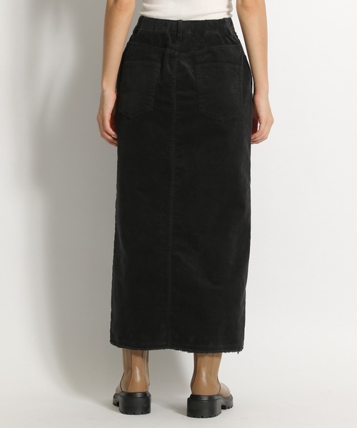 niko and...（ニコアンド）の「コーデュロイストレートロングスカート（スカート・レディース・ブルー/アイボリー/チャコール・MEDIUM/LARGE）」の6枚目の写真
