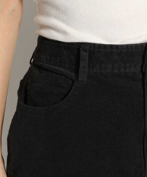 niko and...（ニコアンド）の「コーデュロイストレートロングスカート（スカート・レディース・ブルー/アイボリー/チャコール・MEDIUM/LARGE）」の12枚目の写真
