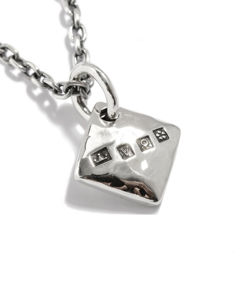 ネックレス/ホールマーク/ダイアモンド/ハンマードプレート/ミドル/チェーン（ネックレス）｜VIVIFY（ビビファイ）