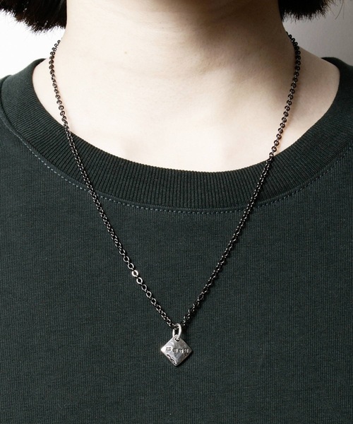 ネックレス/ホールマーク/ダイアモンド/ハンマードプレート/ミドル/チェーン（ネックレス）｜VIVIFY（ビビファイ）