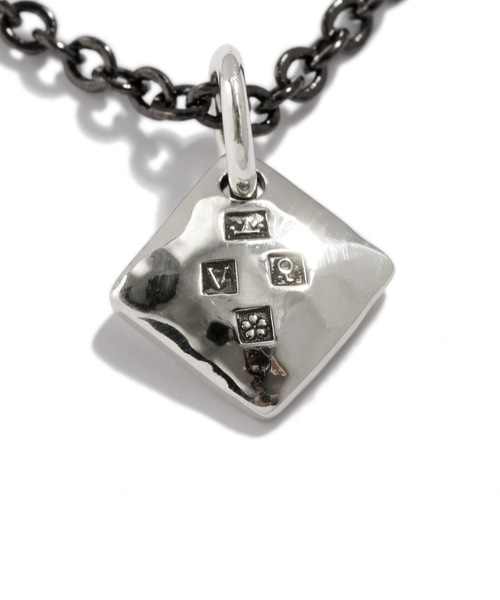 ネックレス/ホールマーク/ダイアモンド/ハンマードプレート/ミドル/チェーン（ネックレス）｜VIVIFY（ビビファイ）