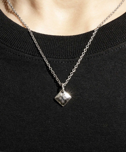 ネックレス/ホールマーク/ダイアモンド/ハンマードプレート/ミドル/チェーン（ネックレス）｜VIVIFY（ビビファイ）
