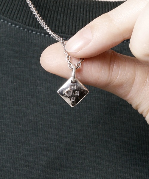 ネックレス/ホールマーク/ダイアモンド/ハンマードプレート/ミドル/チェーン（ネックレス）｜VIVIFY（ビビファイ）