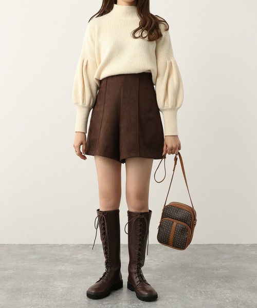 Heather(ヘザー)の「Ladyホソミエショートパンツ 261183(その他パンツ・レディース・ブラック/ブラウン・S/M)」の7枚目の写真