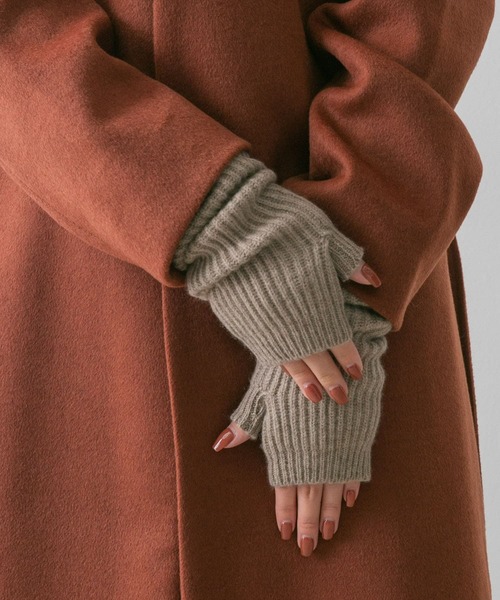 URBAN RESEARCH ROSSO WOMEN(アーバンリサーチ ロッソ)の「ALPO ニットグローブ(手袋・レディース・アイボリー/グレー系その他/ブラウン系その他・-)」の3枚目の写真