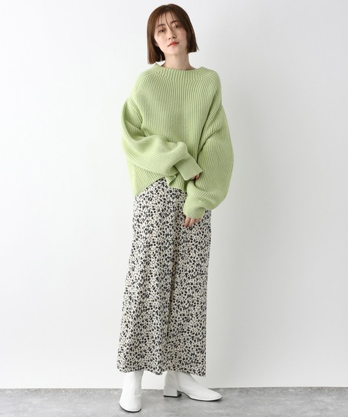 A part by(アパートバイ)の「フラワーナロースカート 262670(スカート・レディース・アイボリー/ブラック/ライトグリーン・FREE)」の22枚目の写真