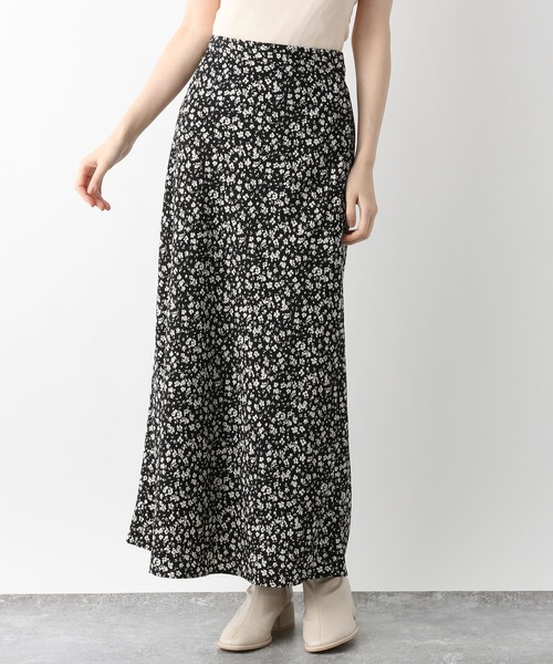 A part by(アパートバイ)の「フラワーナロースカート 262670(スカート・レディース・アイボリー/ブラック/ライトグリーン・FREE)」の13枚目の写真