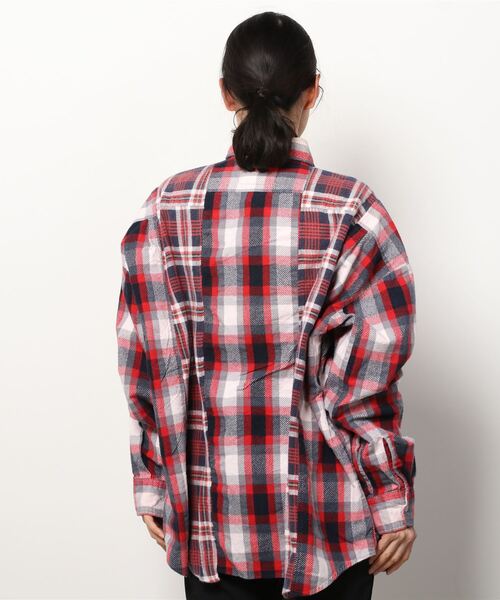 77circa（ナナナナサーカ）の「77circa circa make width adjustable shirt (cm22ss-03)（シャツ/ブラウス・メンズ・チェック・FREE）」の2枚目の写真