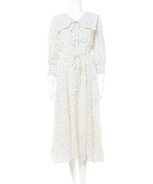 Allamanda（アラマンダ）の「セーラーカラーワンピース（ワンピース・レディース・ホワイト系2/ブラック系その他5・M）」の3枚目の写真