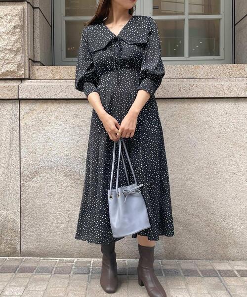 Allamanda（アラマンダ）の「セーラーカラーワンピース（ワンピース・レディース・ホワイト系2/ブラック系その他5・M）」の9枚目の写真