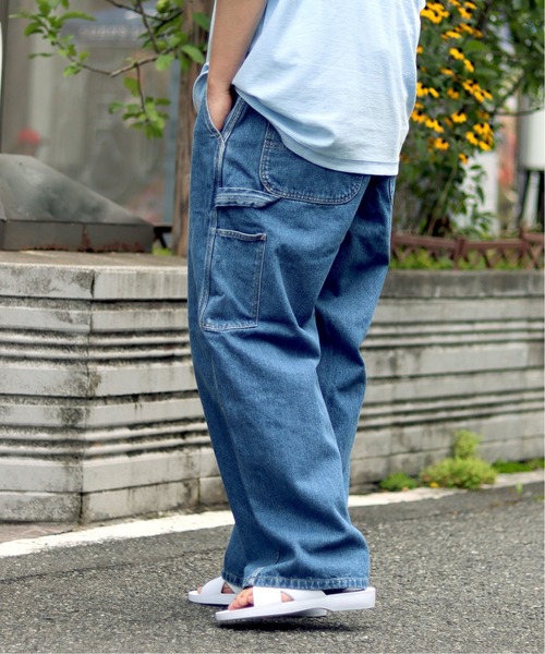 is-ness（イズネス）の「【WIS-NESS / ウィズネス】 PAINTER PANTS（デニムパンツ・メンズ・ブルー・MEDIUM）」の5枚目の写真