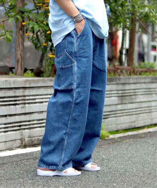is-ness（イズネス）の「【WIS-NESS / ウィズネス】 PAINTER PANTS（デニムパンツ・メンズ・ブルー・MEDIUM）」の10枚目の写真