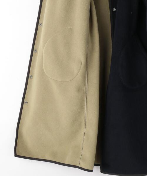 UNITED ARROWS LTD. OUTLET（ユナイテッドアローズアウトレット）の「＜A DAY IN THE LIFE＞ボンディングフリース ロングコート（カーディガン/ボレロ・レディース・ネイビー/モカ/オリーブ・38/36）」の8枚目の写真