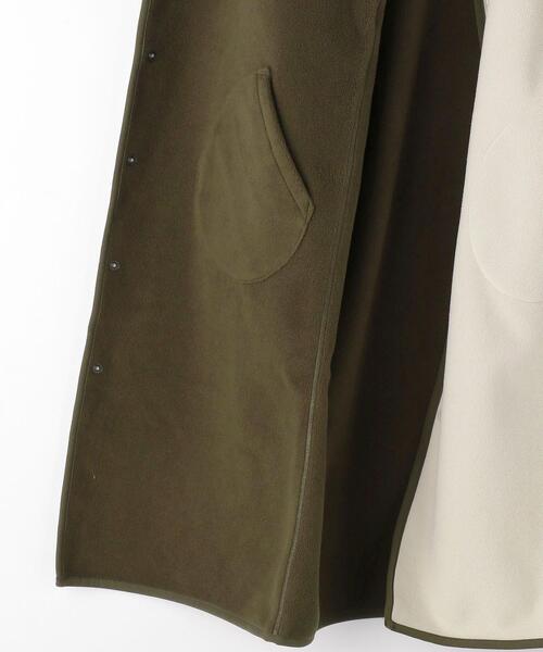 UNITED ARROWS LTD. OUTLET（ユナイテッドアローズアウトレット）の「＜A DAY IN THE LIFE＞ボンディングフリース ロングコート（カーディガン/ボレロ・レディース・ネイビー/モカ/オリーブ・38/36）」の15枚目の写真