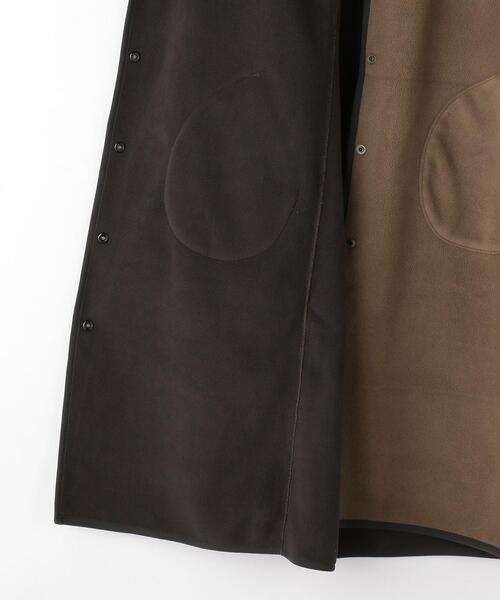 UNITED ARROWS LTD. OUTLET（ユナイテッドアローズアウトレット）の「＜A DAY IN THE LIFE＞ボンディングフリース ロングコート（カーディガン/ボレロ・レディース・ネイビー/モカ/オリーブ・38/36）」の17枚目の写真