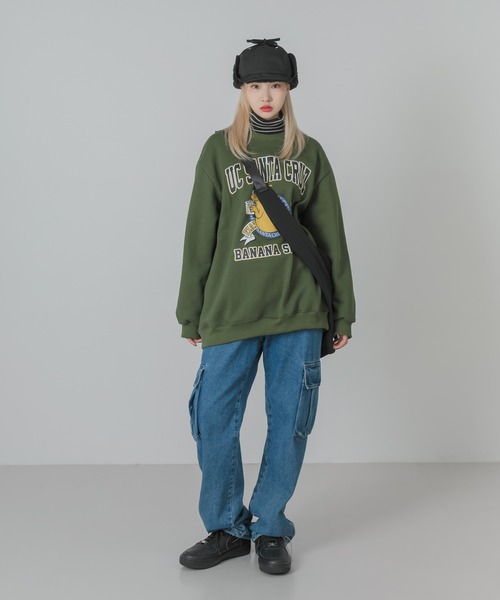 FOLLOWIN(フォロウィン)の「ジッパークロスバッグ(ショルダーバッグ・レディース・ブラック・ONE SIZE)」の12枚目の写真