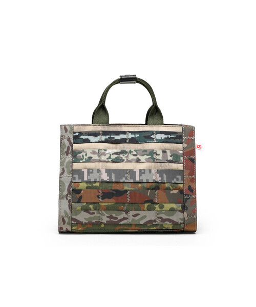 DIESEL（ディーゼル）の「レディース カモフラパッチワーク トートバッグ（ハンドバッグ・レディース・カーキ・UNI）」の15枚目の写真