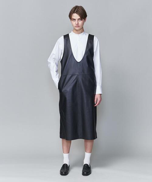 未使用級✨6(ROKU) LEATHER DRESS/ワンピース ジャンスカ 未使用級✨6(ROKU) LEATHER DRESS/ワンピース ジャンスカ - メルカリ