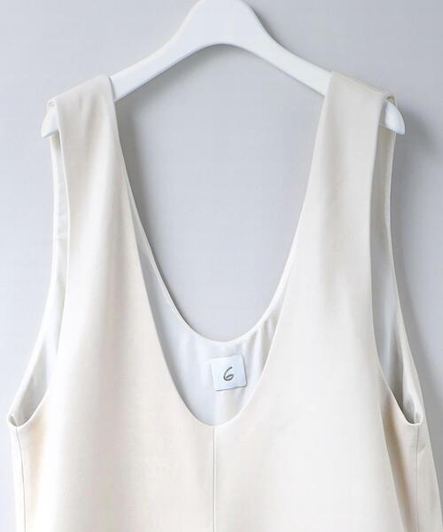 6（ロク）の「＜6(ROKU)＞LEATHER DRESS/ワンピース（ワンピース