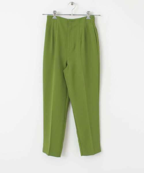 SENSE OF PLACE by URBAN RESEARCH（センスオブプレイスバイアーバンリサーチ）の「『XS・TALL展開あり』カルゼハイウエストテーパードパンツ（その他パンツ・レディース・ブラック/ライトベージュ/グリーン・SMALL/X-SMALL/TALL/MEDIUM）」の11枚目の写真