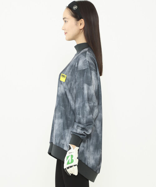 WOMEN＞BEAMS GOLF ORANGE LABEL / ストーンウォッシュ柄 スウェットシャツ