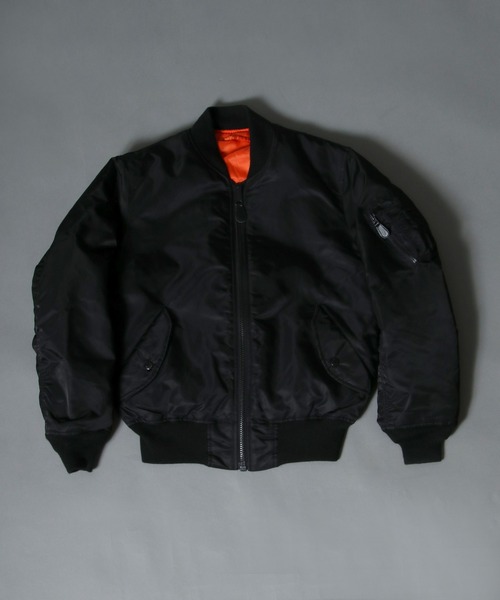 AVIREX（アヴィレックス）の「AVIREX/アビレックス　MA-1 COMMERCIAL LOGO FLIGHT JACKET（MA-1・メンズ・ブラック/アーミー・XXL/L/XL/M）」の11枚目の写真