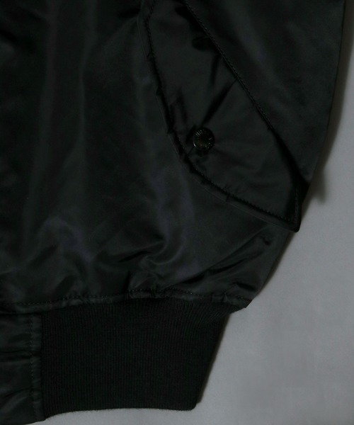AVIREX（アヴィレックス）の「AVIREX/アビレックス　MA-1 COMMERCIAL LOGO FLIGHT JACKET（MA-1・メンズ・ブラック/アーミー・XXL/L/XL/M）」の15枚目の写真