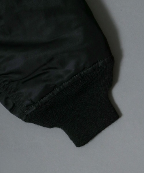 AVIREX（アヴィレックス）の「AVIREX/アビレックス　MA-1 COMMERCIAL LOGO FLIGHT JACKET（MA-1・メンズ・ブラック/アーミー・XXL/L/XL/M）」の18枚目の写真