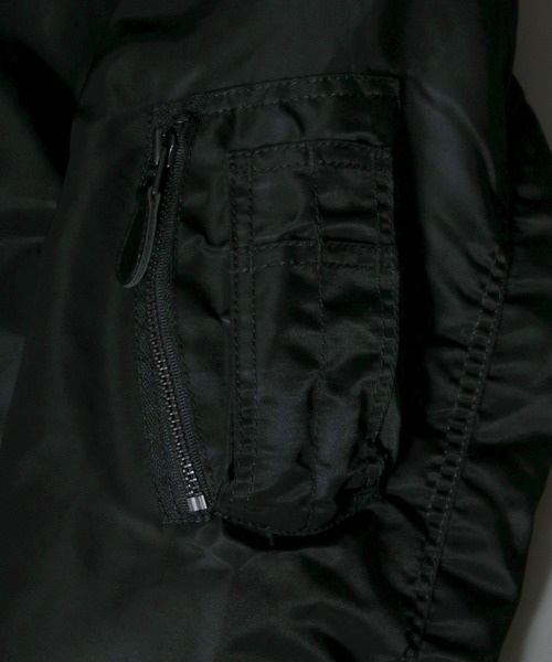 AVIREX（アヴィレックス）の「AVIREX/アビレックス　MA-1 COMMERCIAL LOGO FLIGHT JACKET（MA-1・メンズ・ブラック/アーミー・XXL/L/XL/M）」の17枚目の写真